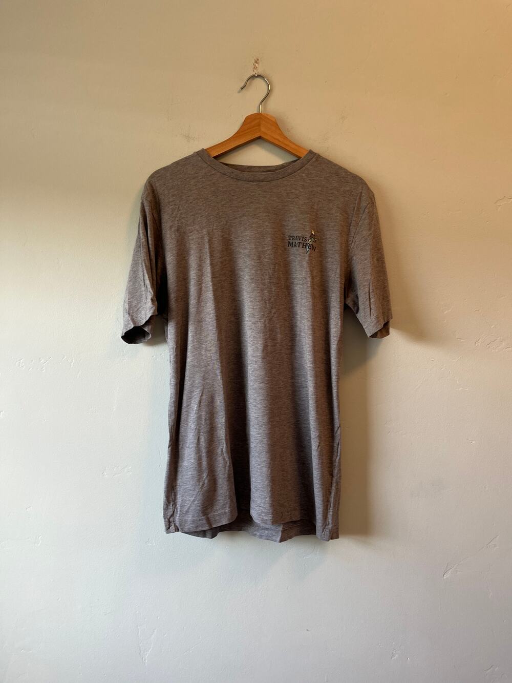 Men's Travis Mathew Grey Graphic Tee